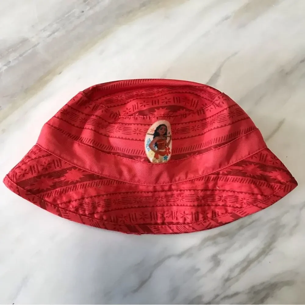 Disney Princess Moana orange bucket hat girls one size